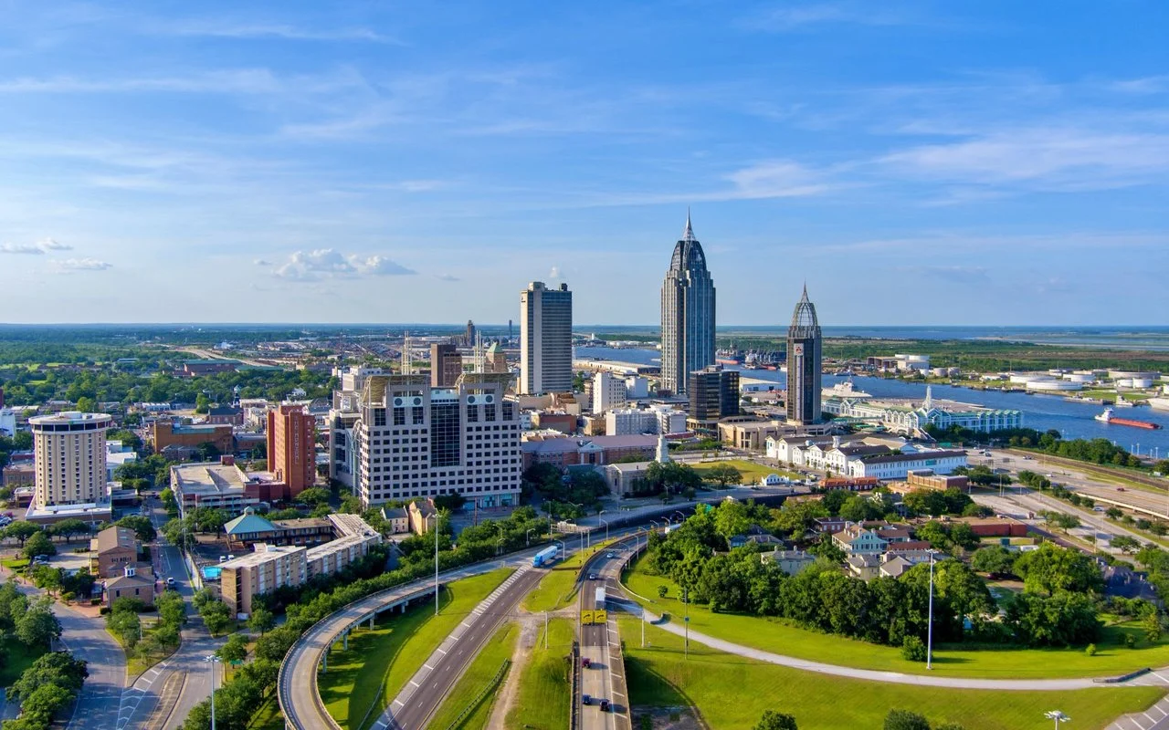 Commercial roof work in Mobile, Alabama