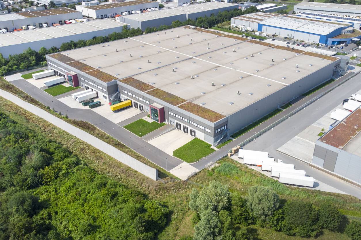 Warehouse Roofing commercial roof support