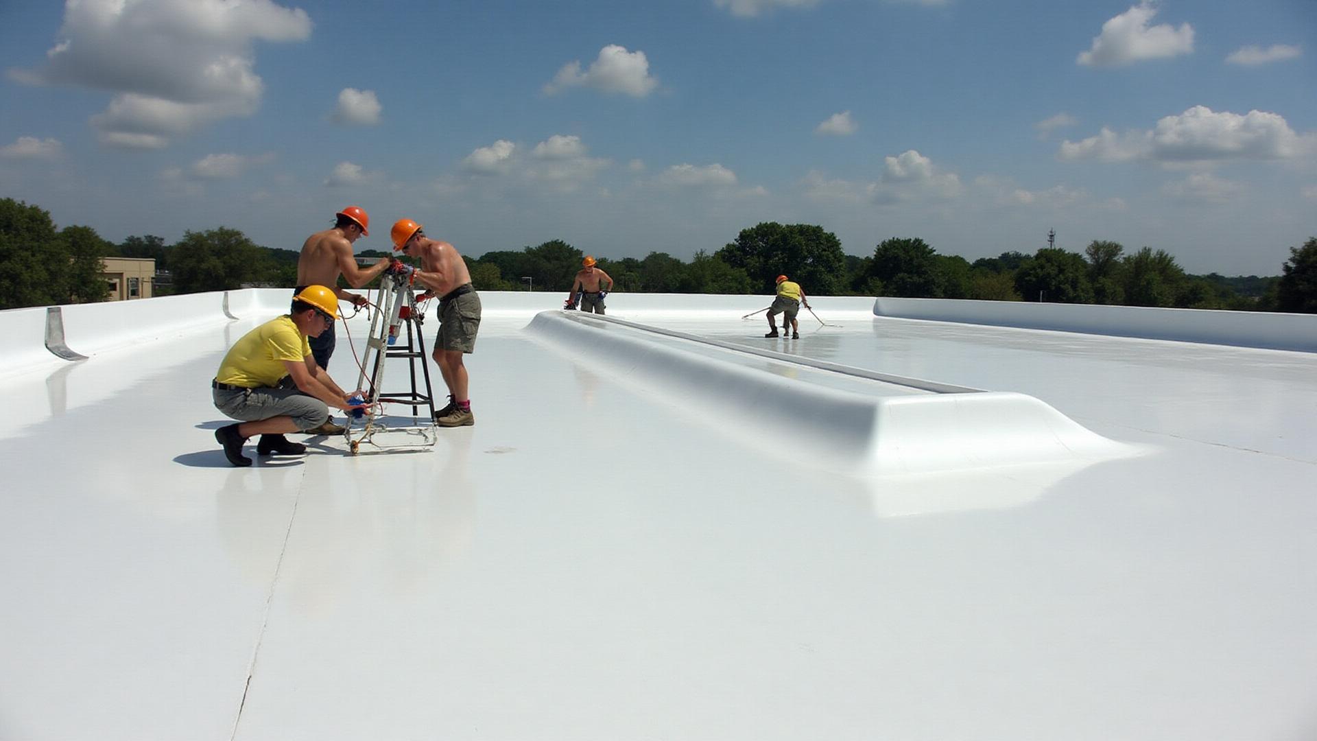 TPO 80 Mil commercial roof support