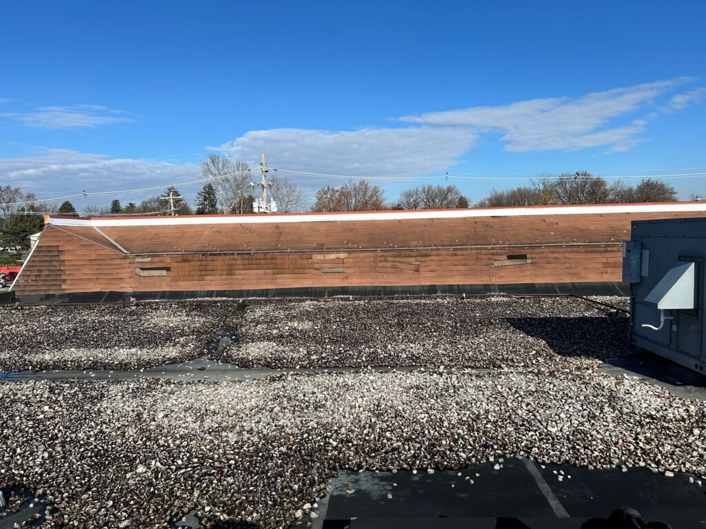 Emergency Tarp Dry In commercial roof support