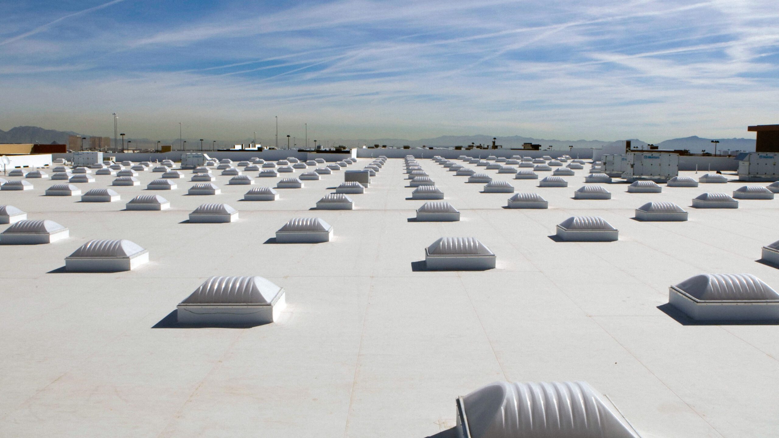 Energy-Efficient Cool Roof Installation commercial roof support