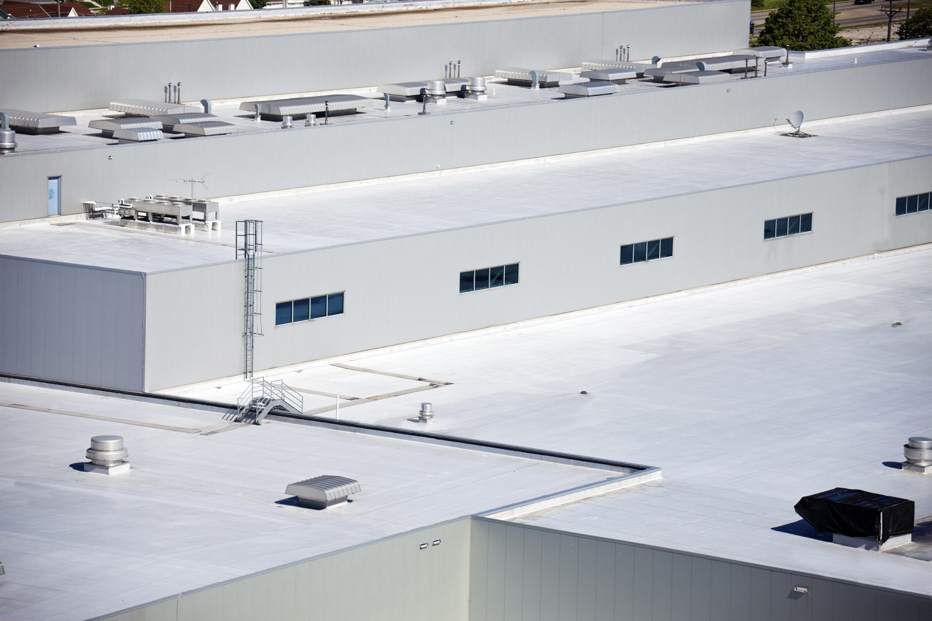 Manufacturing Facility Roofing commercial roof support
