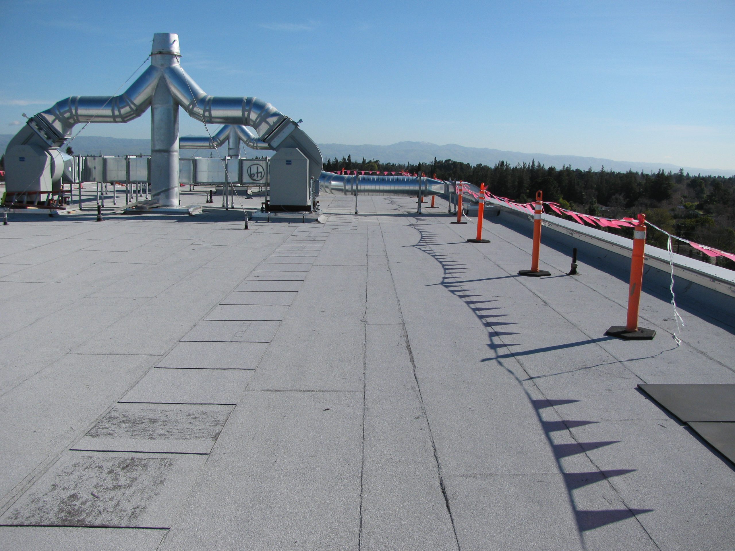 Occupied Building Re-Roofing commercial roof support